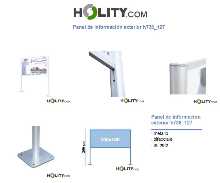 Panel de información exterior h738_127