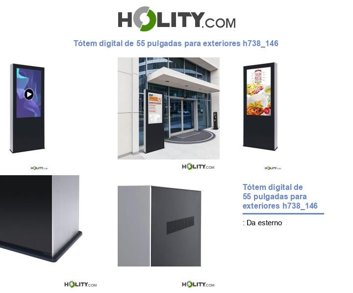Tótem digital de 55 pulgadas para exteriores h738_146