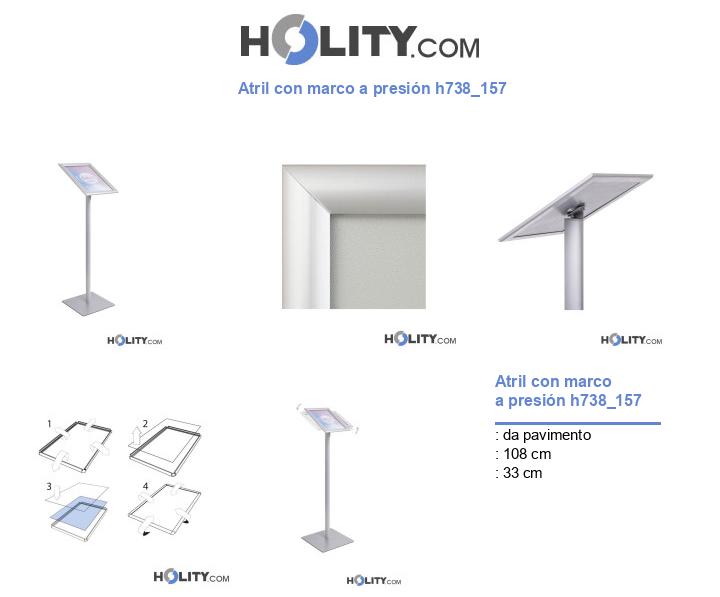 Atril con marco a presión h738_157