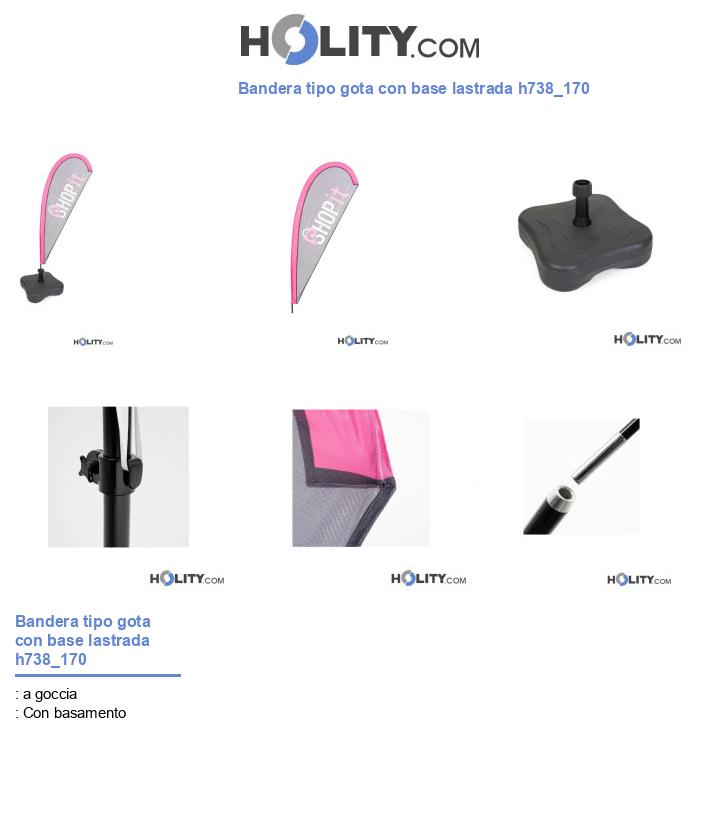 Bandera tipo gota con base lastrada h738_170