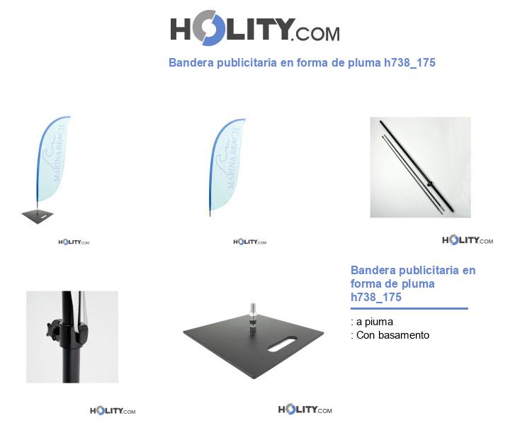 Bandera publicitaria en forma de pluma h738_175