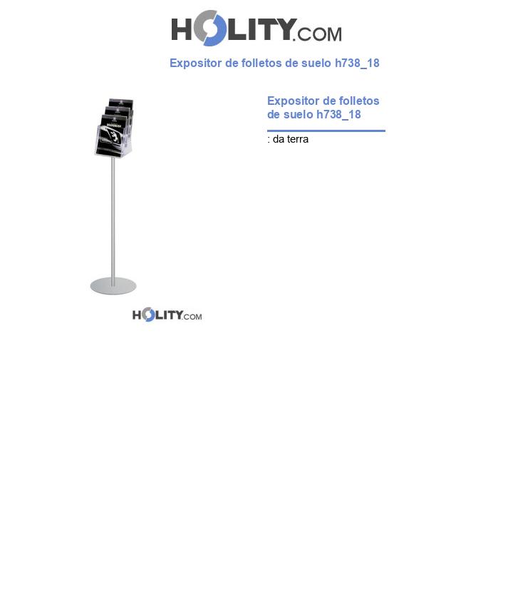 Expositor de folletos de suelo h738_18