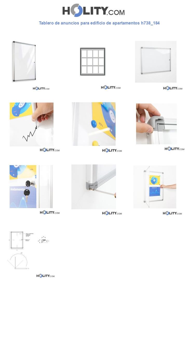 Tablero de anuncios para edificio de apartamentos h738_184