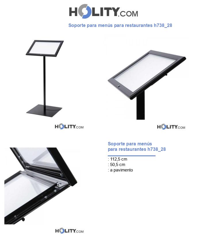 Soporte para menús para restaurantes h738_28