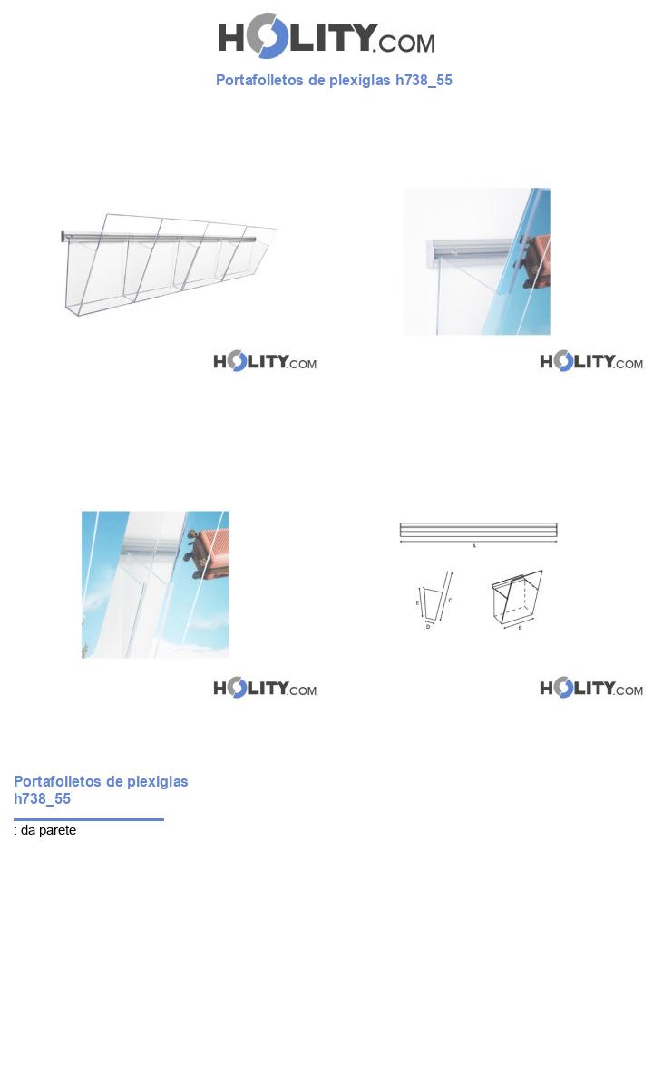 Portafolletos de plexiglas h738_55