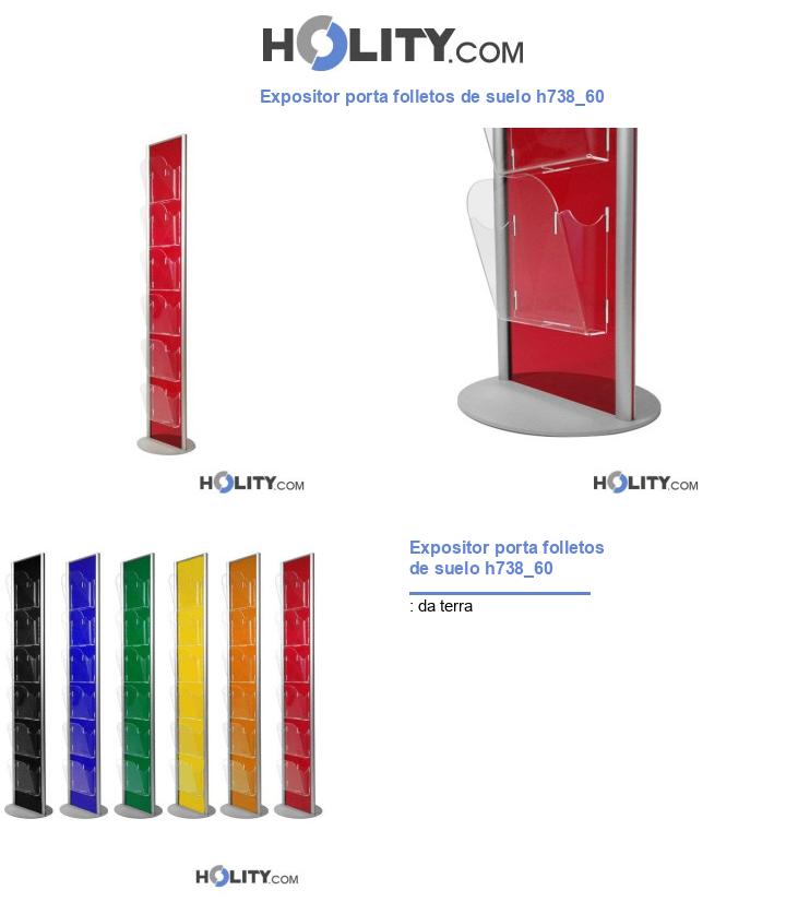 Expositor porta folletos de suelo h738_60