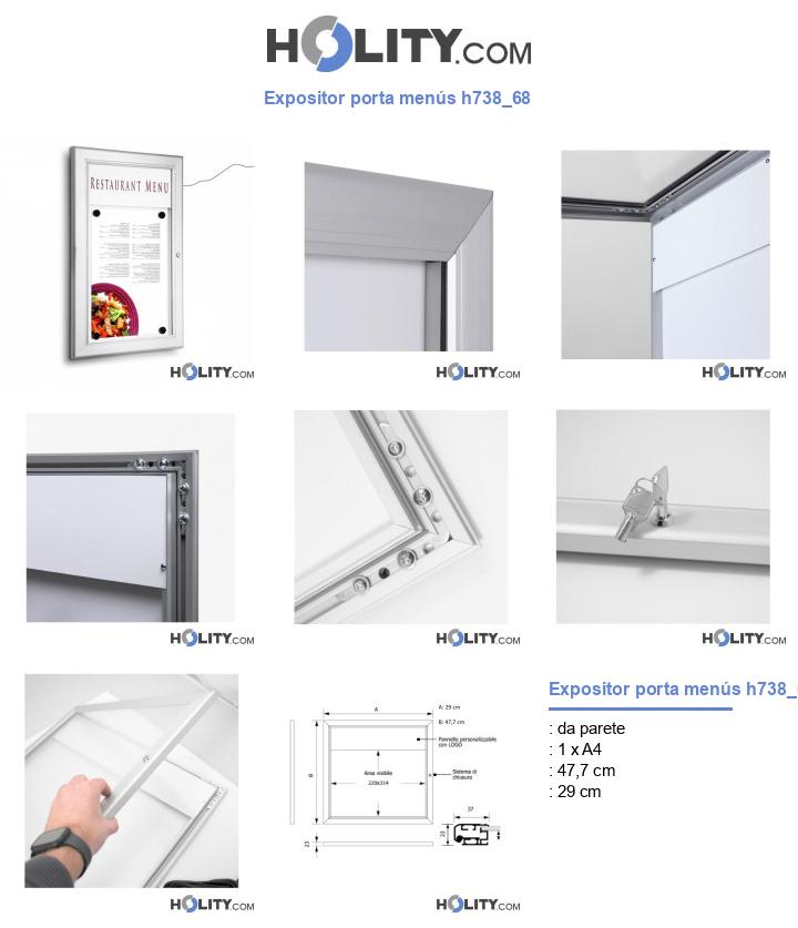 Expositor porta menús h738_68