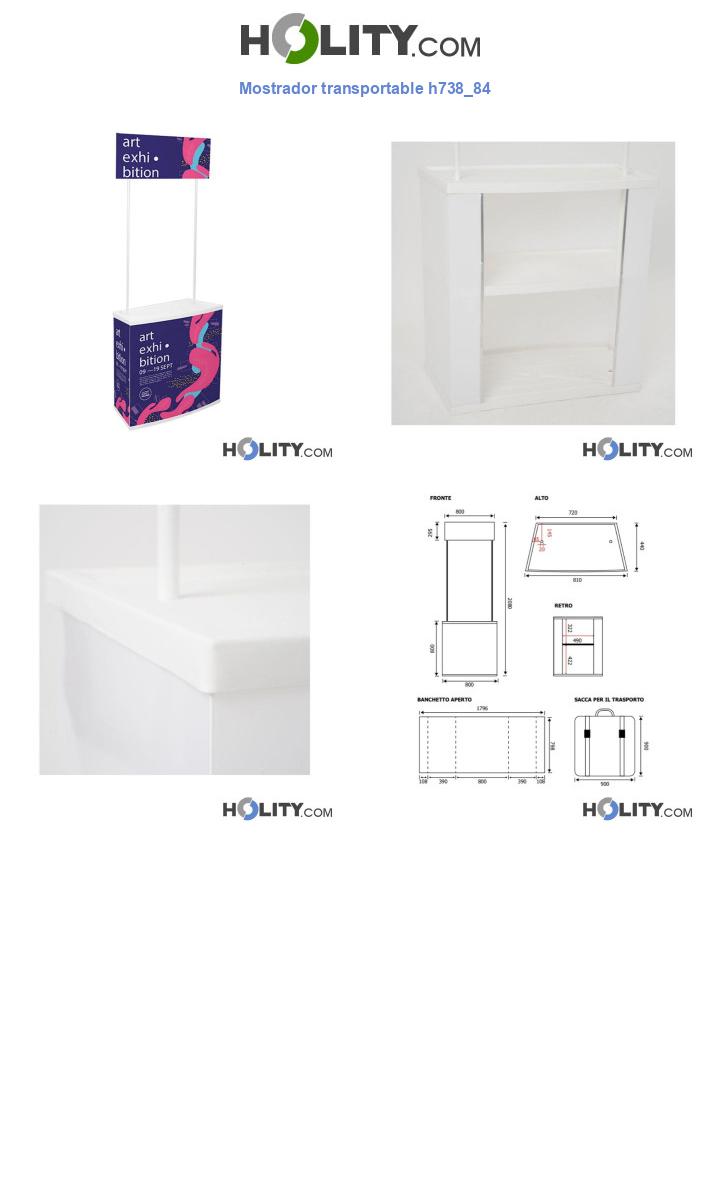 Mostrador transportable h738_84