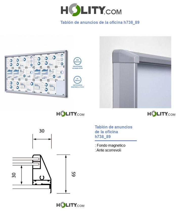 Tablón de anuncios de la oficina h738_89