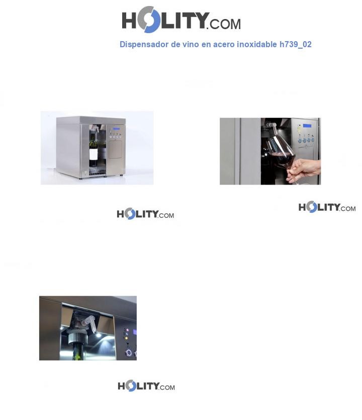 Dispensador de vino en acero inoxidable h739_02