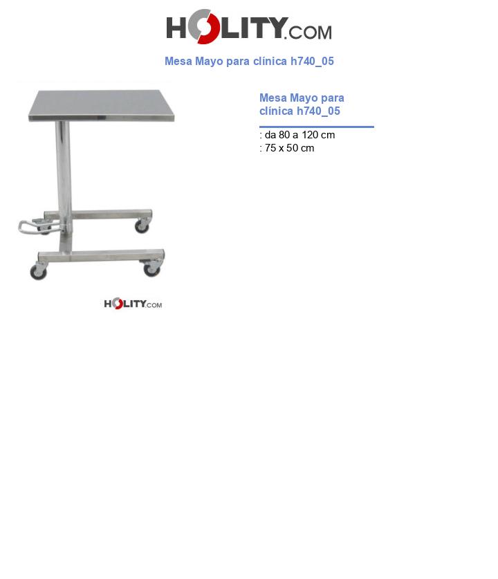 Mesa Mayo para clÃnica h740_05