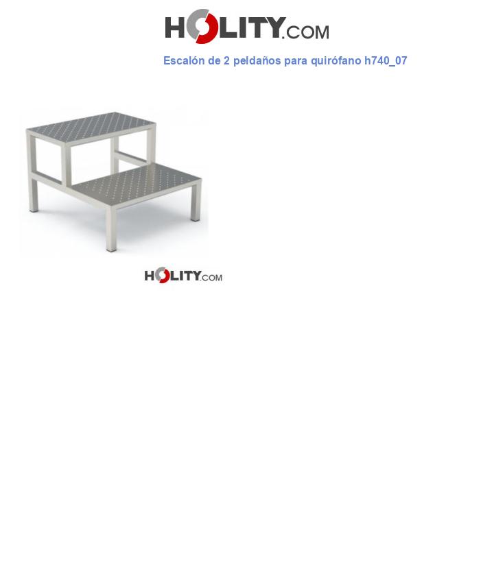 Escalón de 2 peldaños para quirófano h740_07
