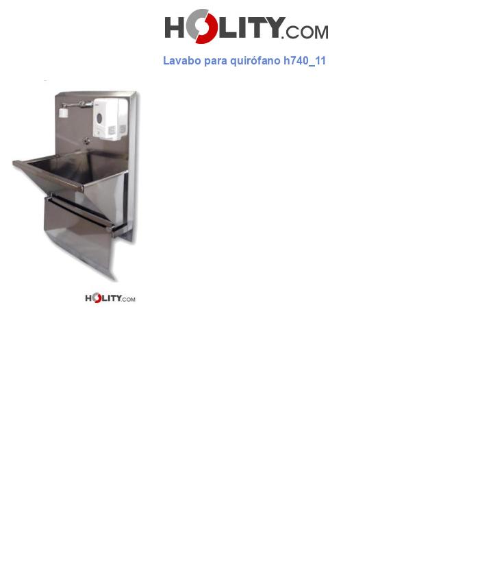 Lavabo para quirófano h740_11