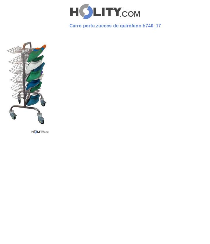 Carro porta zuecos de quirófano h740_17