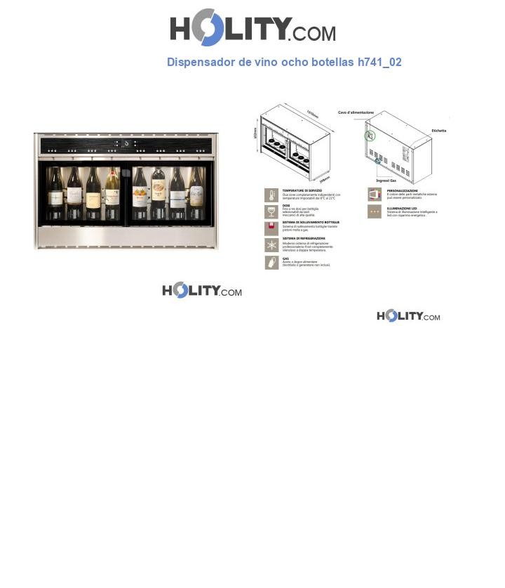 Dispensador de vino ocho botellas h741_02
