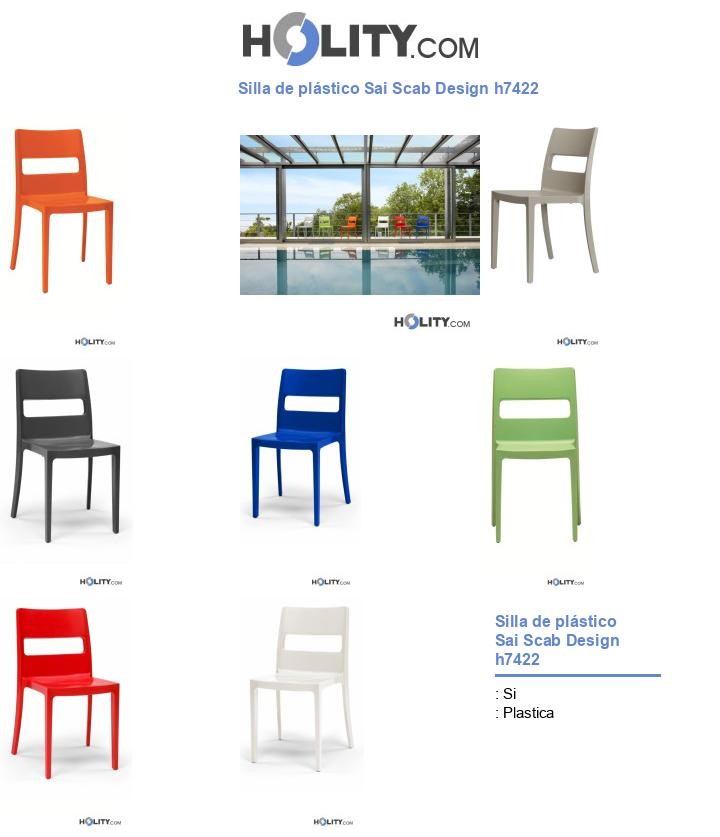 Silla de plástico Sai Scab Design h7422