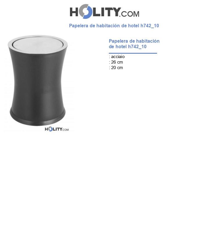 Papelera de habitación de hotel h742_10