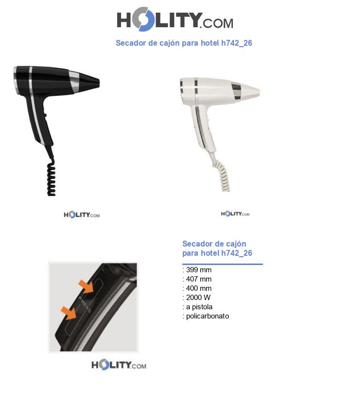 Secador de cajón para hotel h742_26
