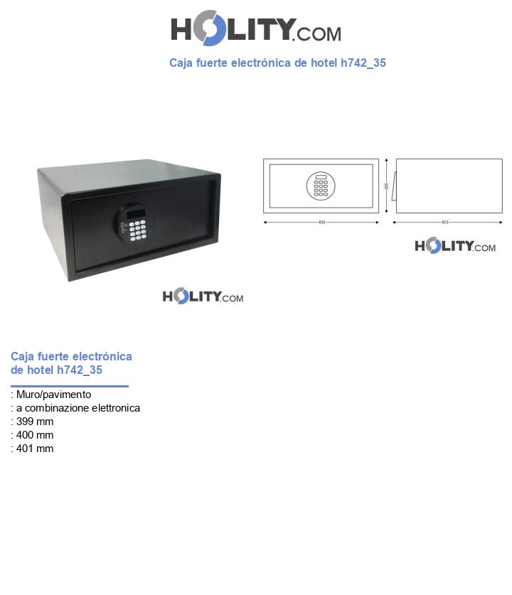 Caja fuerte electrónica de hotel h742_35