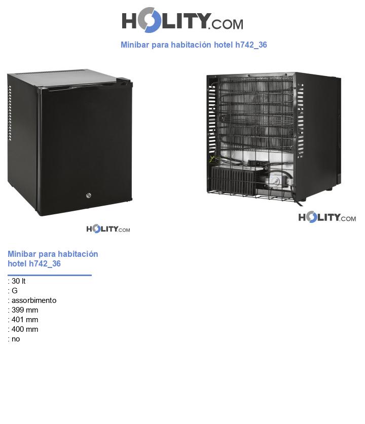 Minibar para habitación hotel h742_36