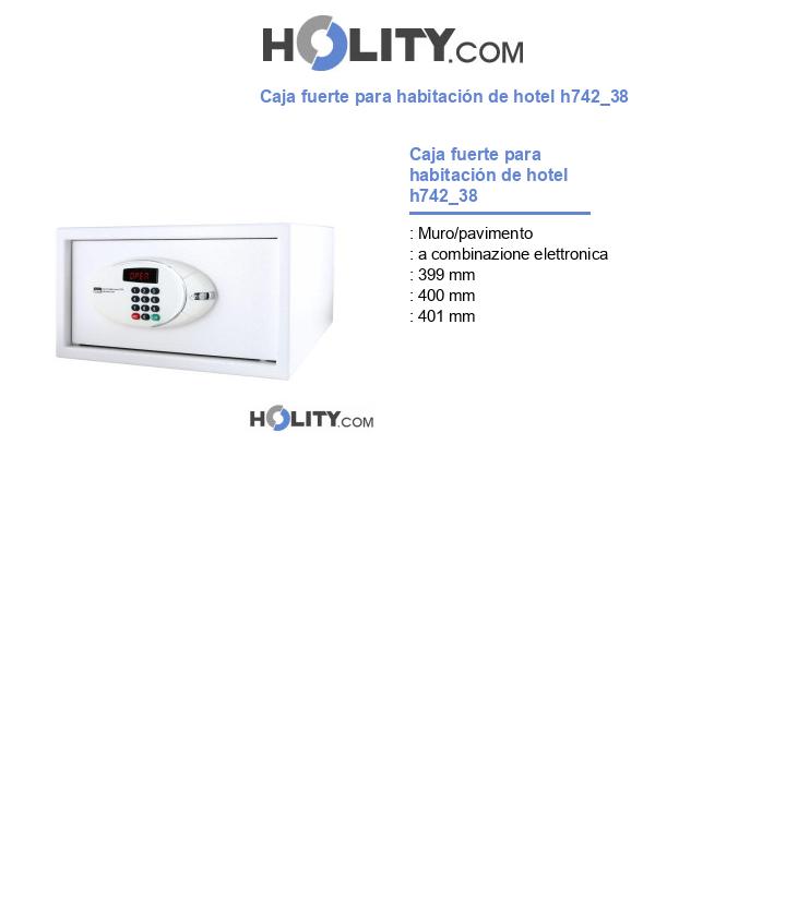 Caja fuerte para habitación de hotel h742_38