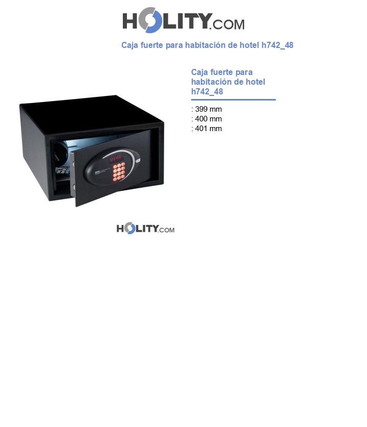Caja fuerte para habitación de hotel h742_48