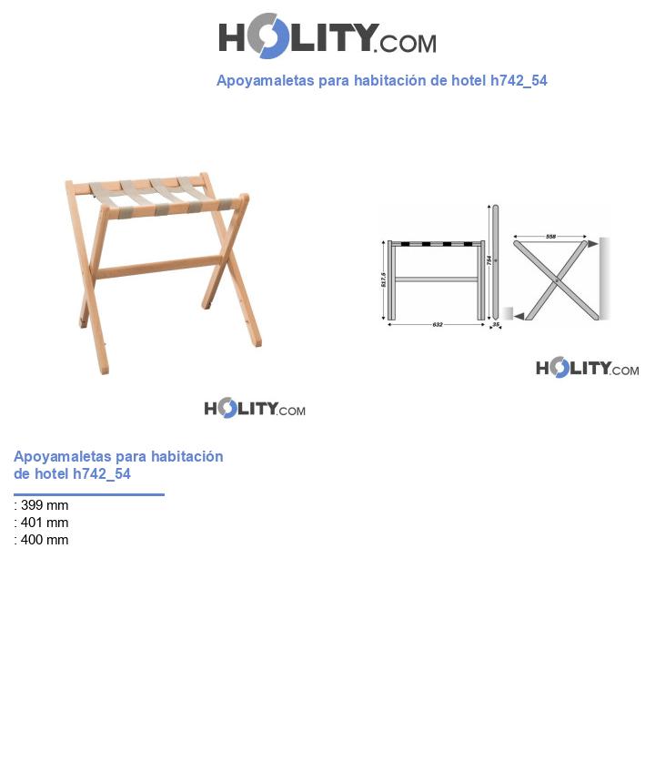 Apoyamaletas para habitación de hotel h742_54