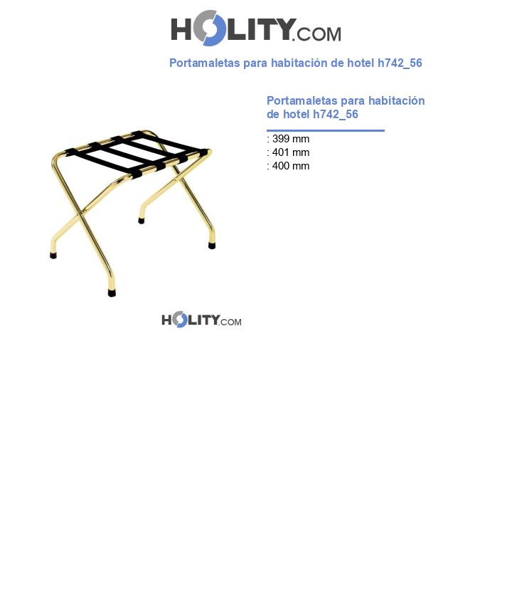 Portamaletas para habitación de hotel h742_56