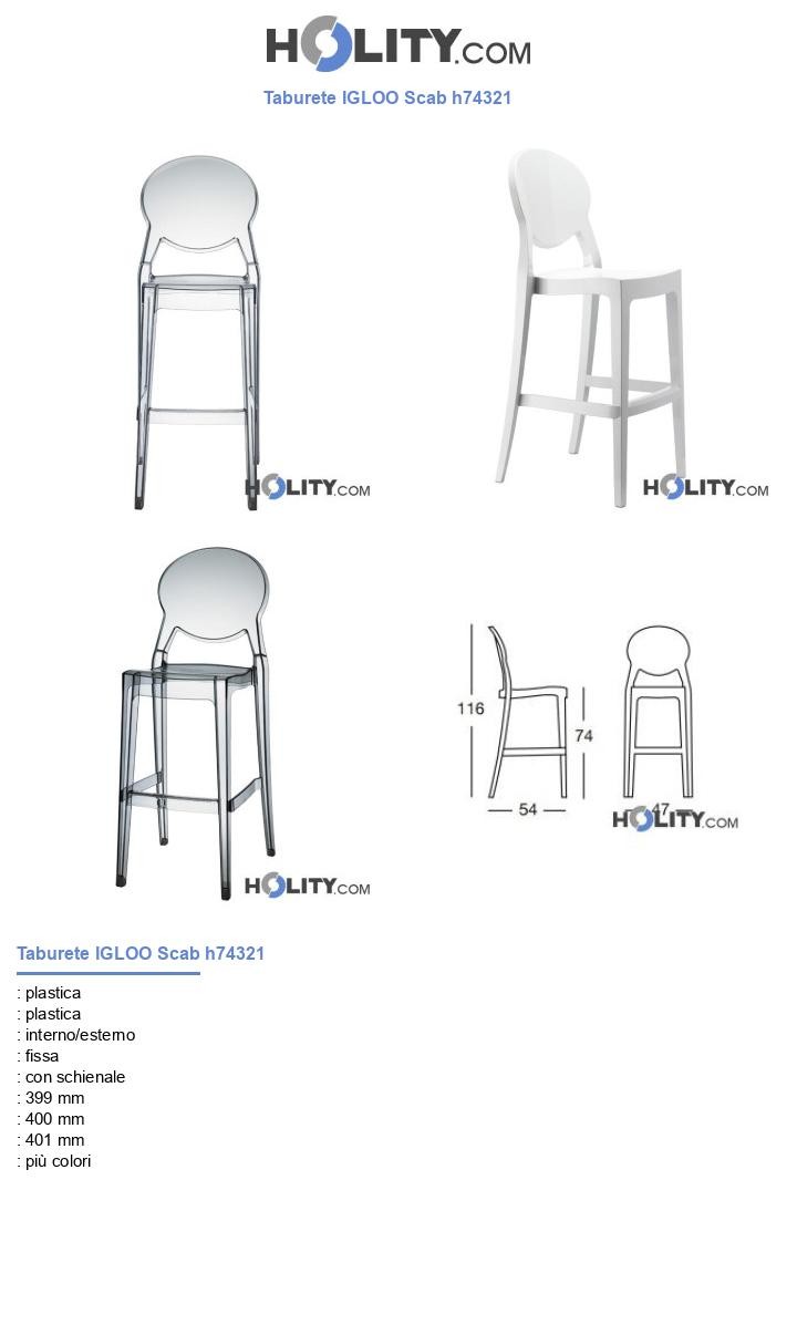 Taburete IGLOO Scab h74321