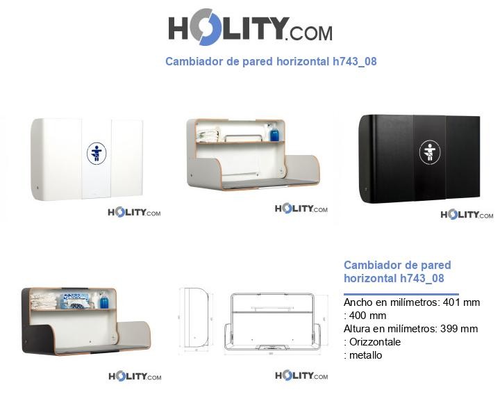 Cambiador de pared horizontal h743_08