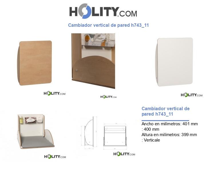 Cambiador vertical de pared h743_11