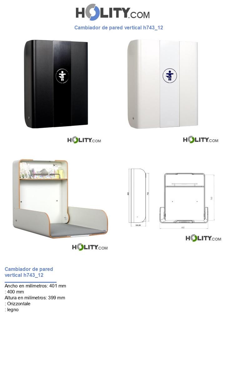Cambiador de pared vertical h743_12