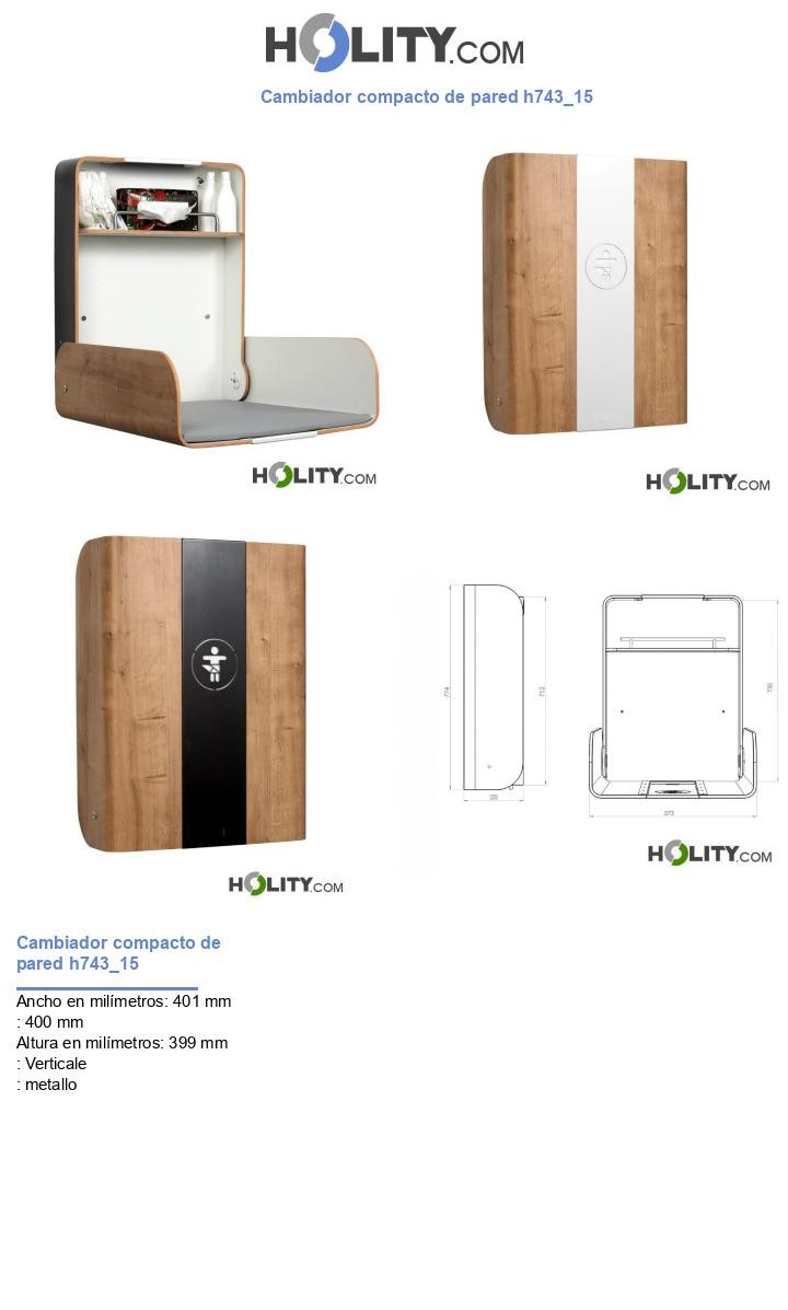 Cambiador compacto de pared h743_15