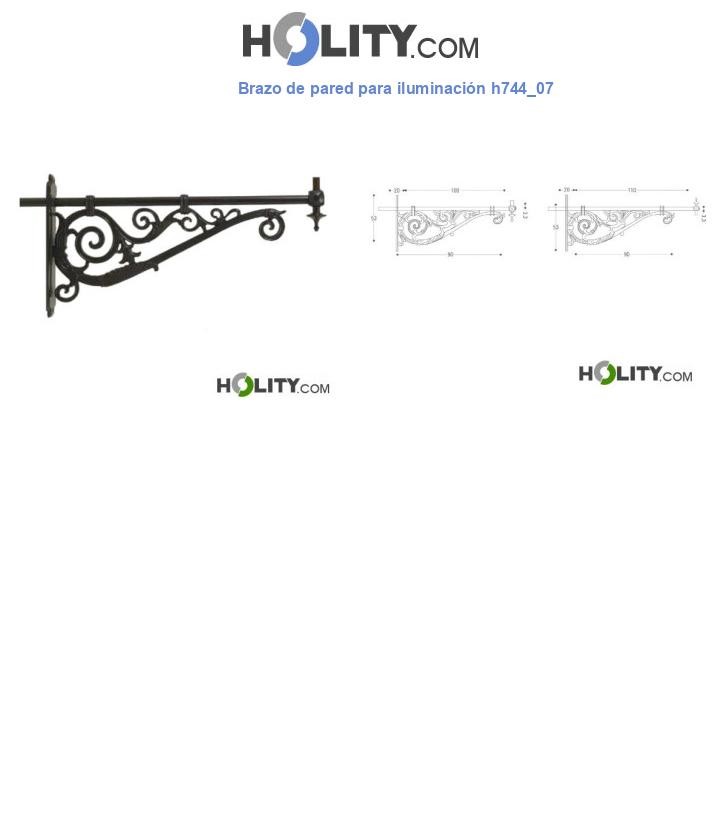 Brazo de pared para iluminación h744_07