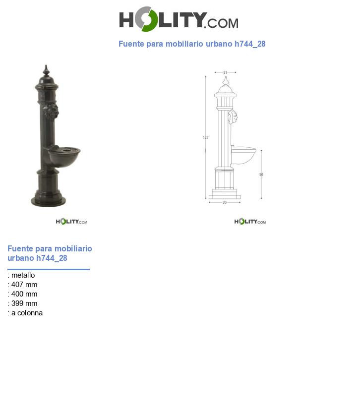 Fuente para mobiliario urbano h744_28