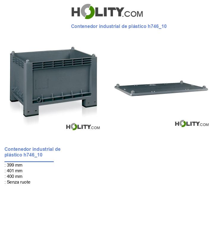 Contenedor industrial de plástico h746_10