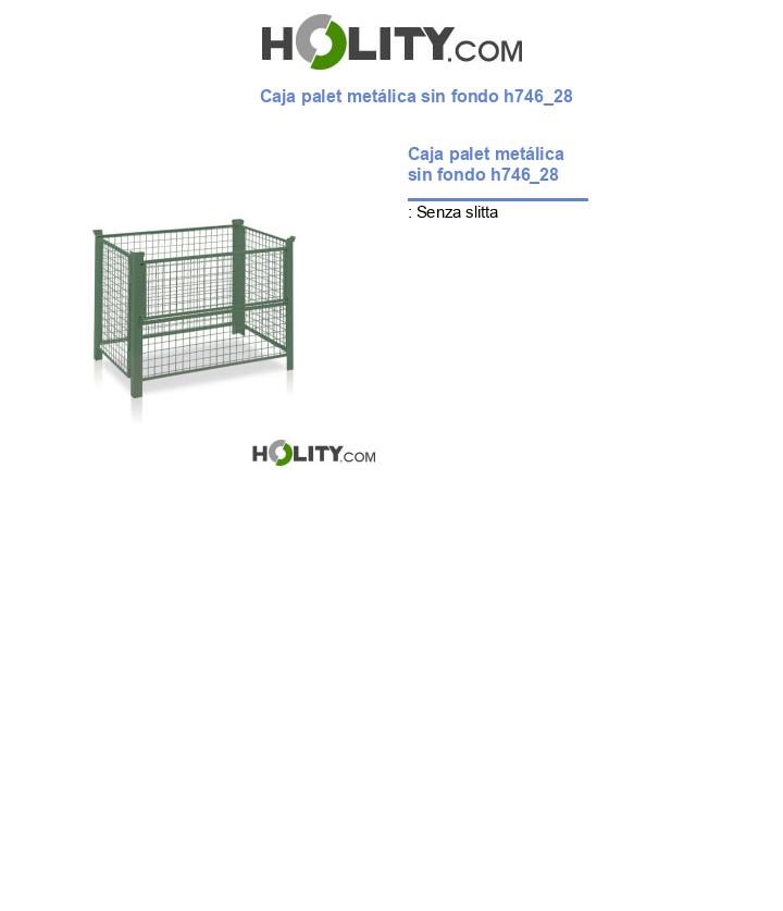 Caja palet metálica sin fondo h746_28