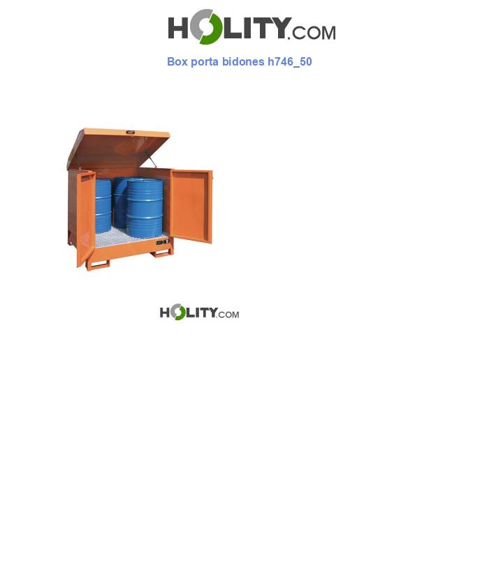 Box porta bidones h746_50