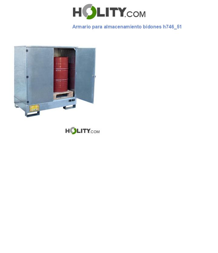 Armario para almacenamiento bidones h746_51