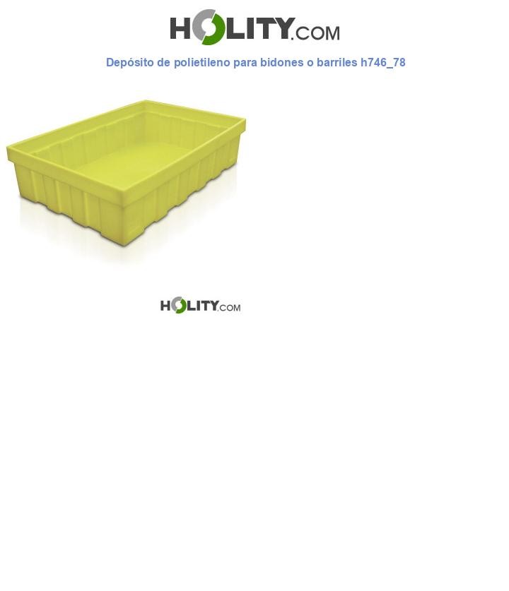 Depósito de polietileno para bidones o barriles h746_78