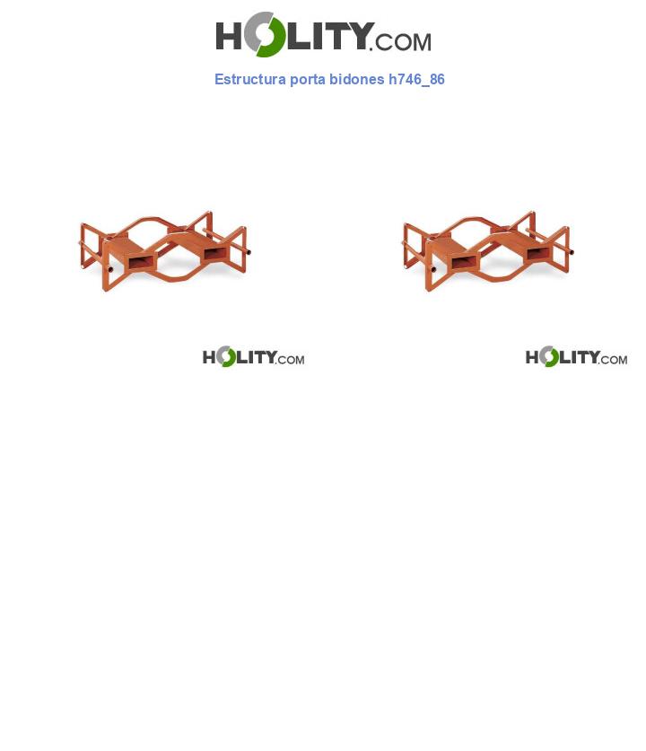 Estructura porta bidones h746_86