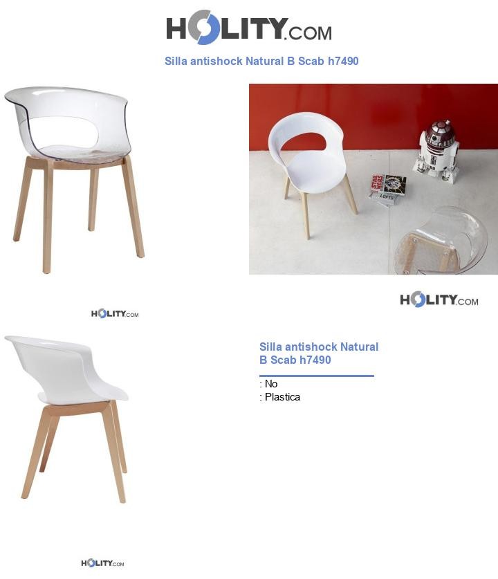 Silla antishock Natural B Scab h7490