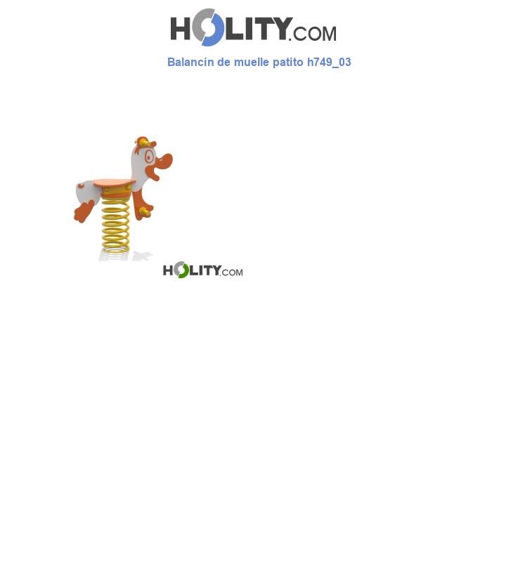 Balancín de muelle patito h749_03