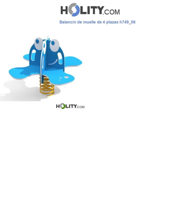 Balancín de muelle de 4 plazas h749_06
