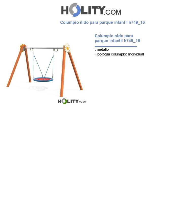 Columpio nido para parque infantil h749_16