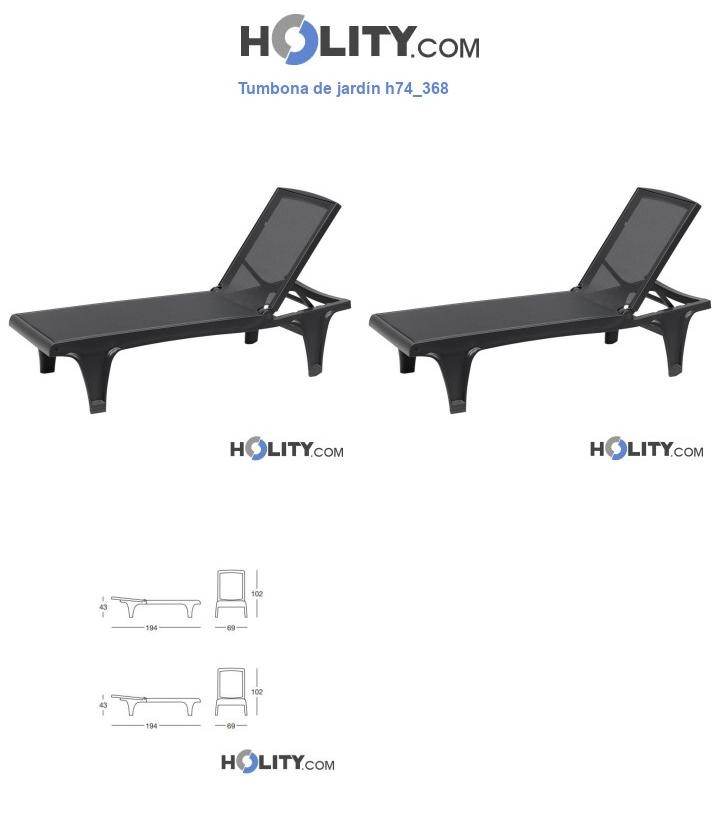 Tumbona de jardín h74_368