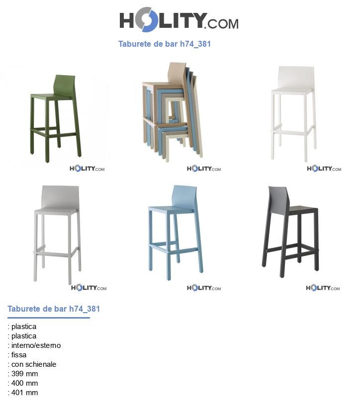 Taburete de bar h74_381