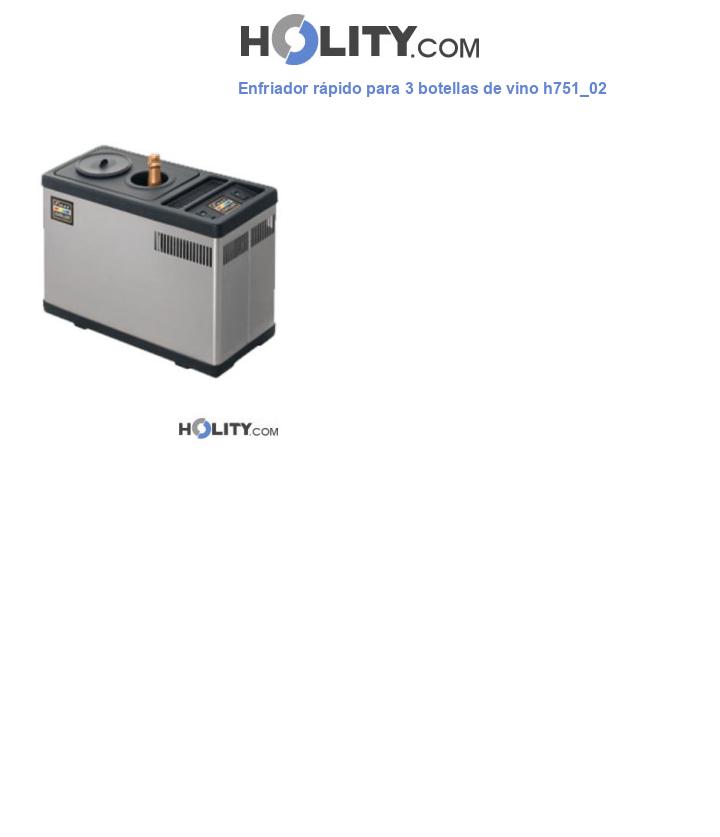 Enfriador rápido para 3 botellas de vino h751_02