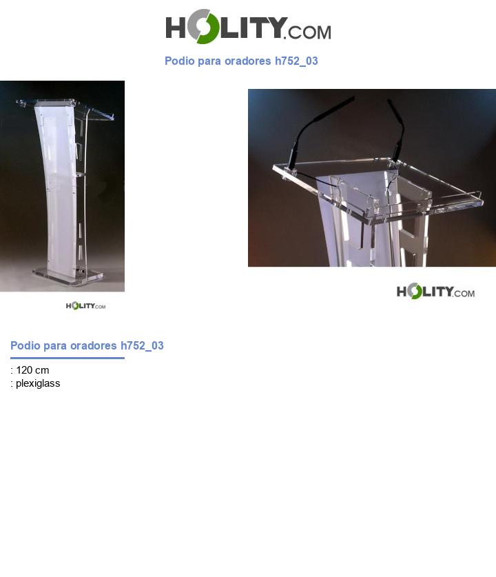 Podio para oradores h752_03