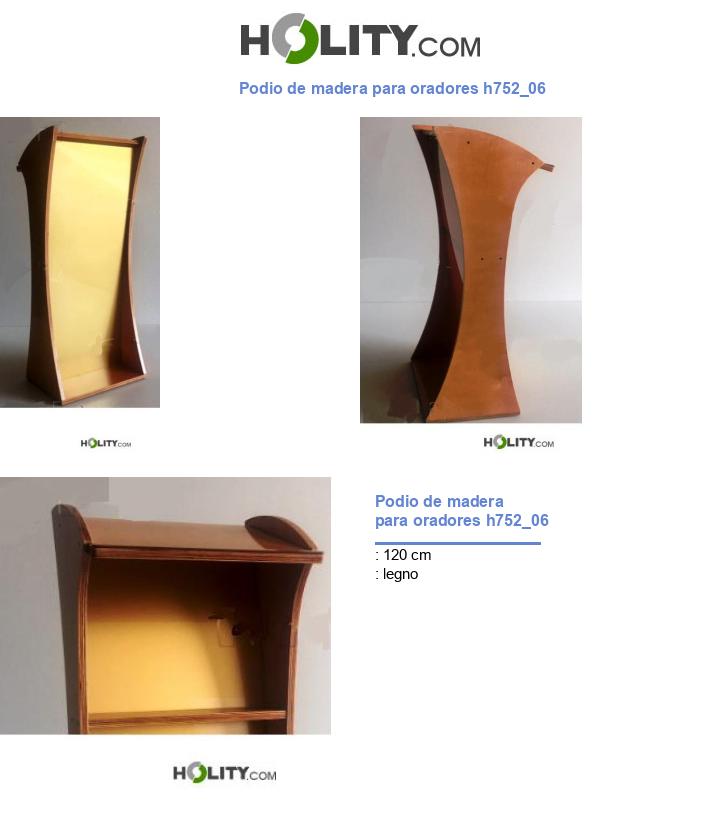 Podio de madera para oradores h752_06